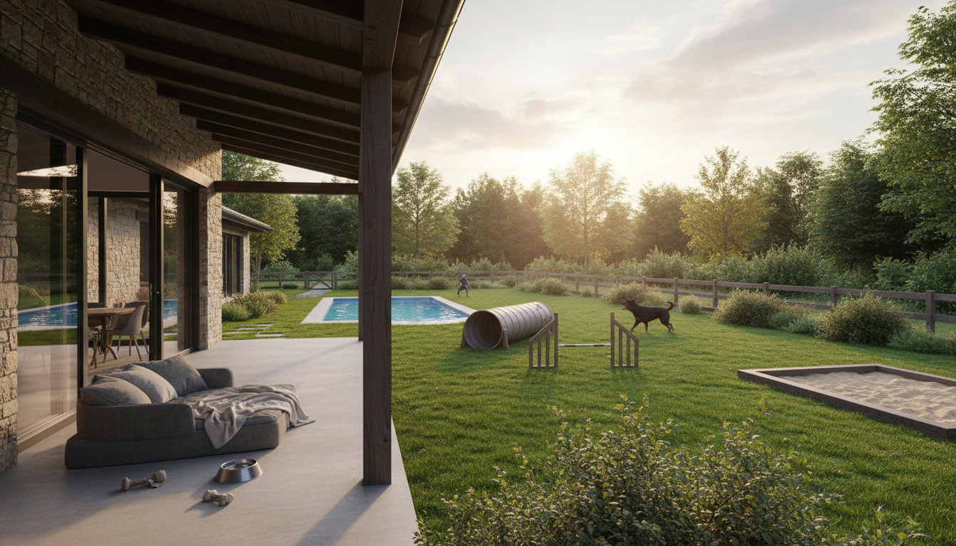 適合洛威拿的理想家居環境設置，包括寬敞的休息區和戶外活動空間