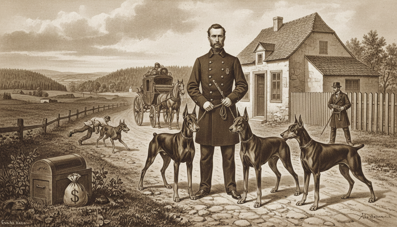 都柏文犬的歷史起源與早期工作場景