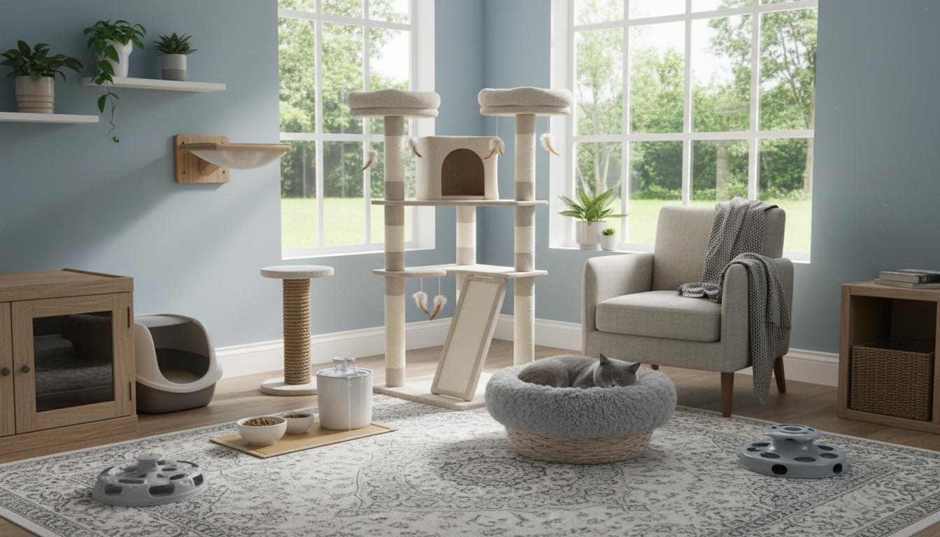 適合英國短毛貓的理想家居環境設置