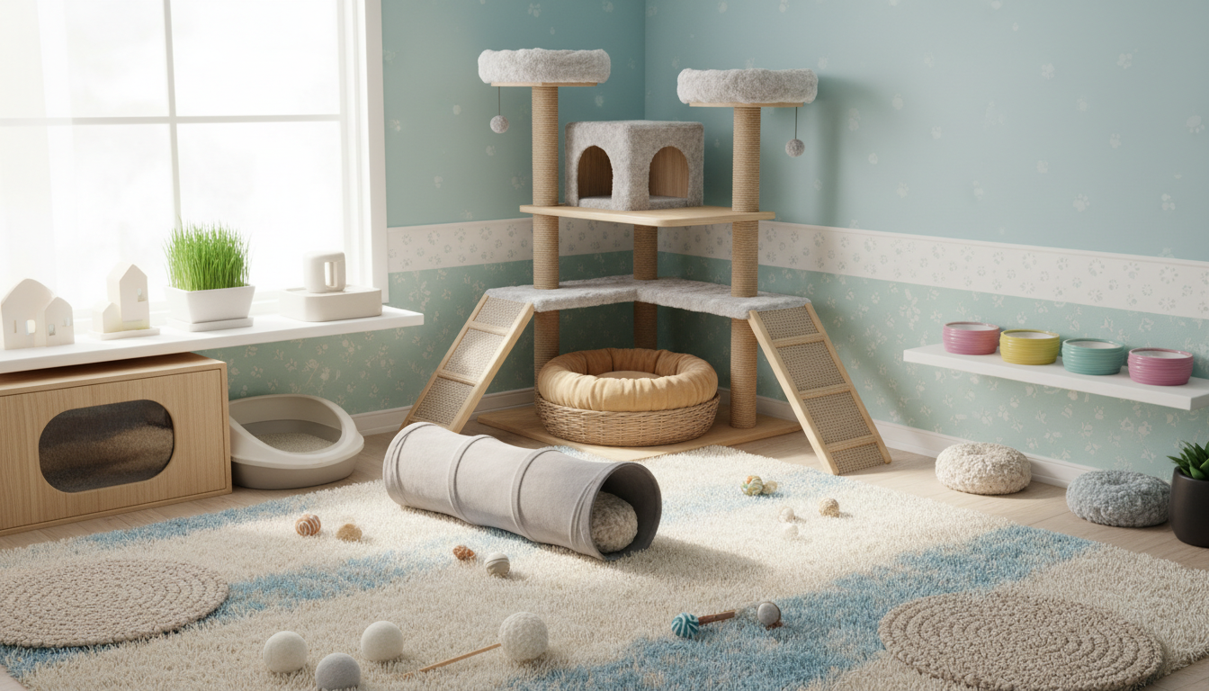 適合曼切堪貓的理想家居環境設置