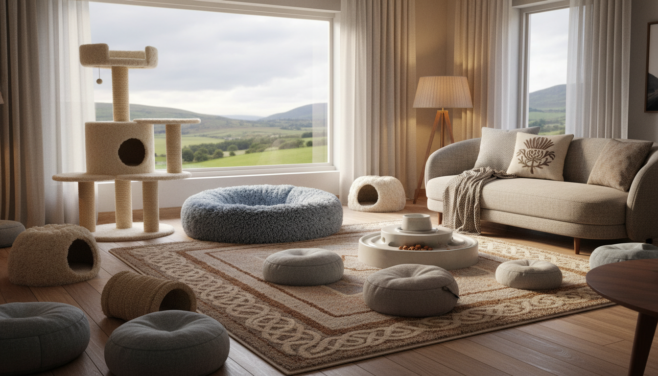 適合蘇格蘭摺耳貓的理想家居環境設置