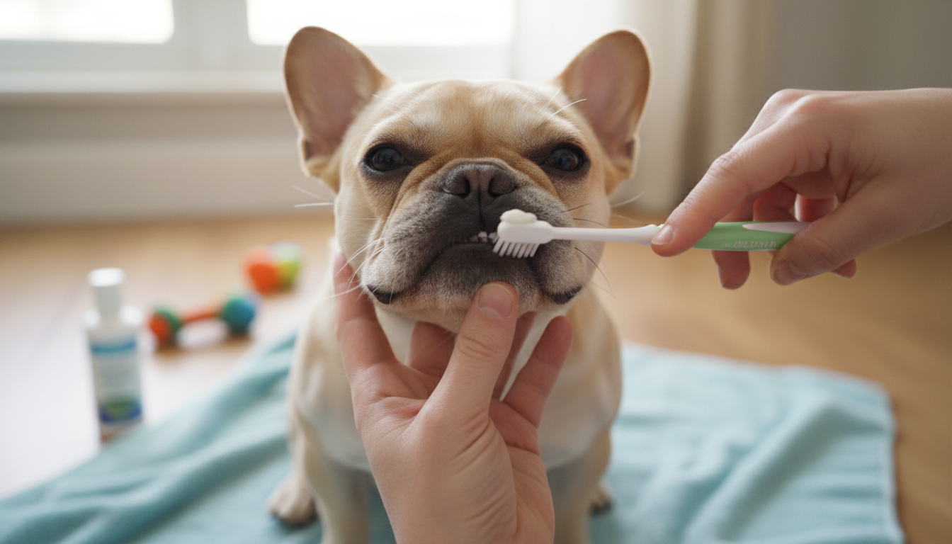 為法國鬥牛犬進行日常護理的正確方法