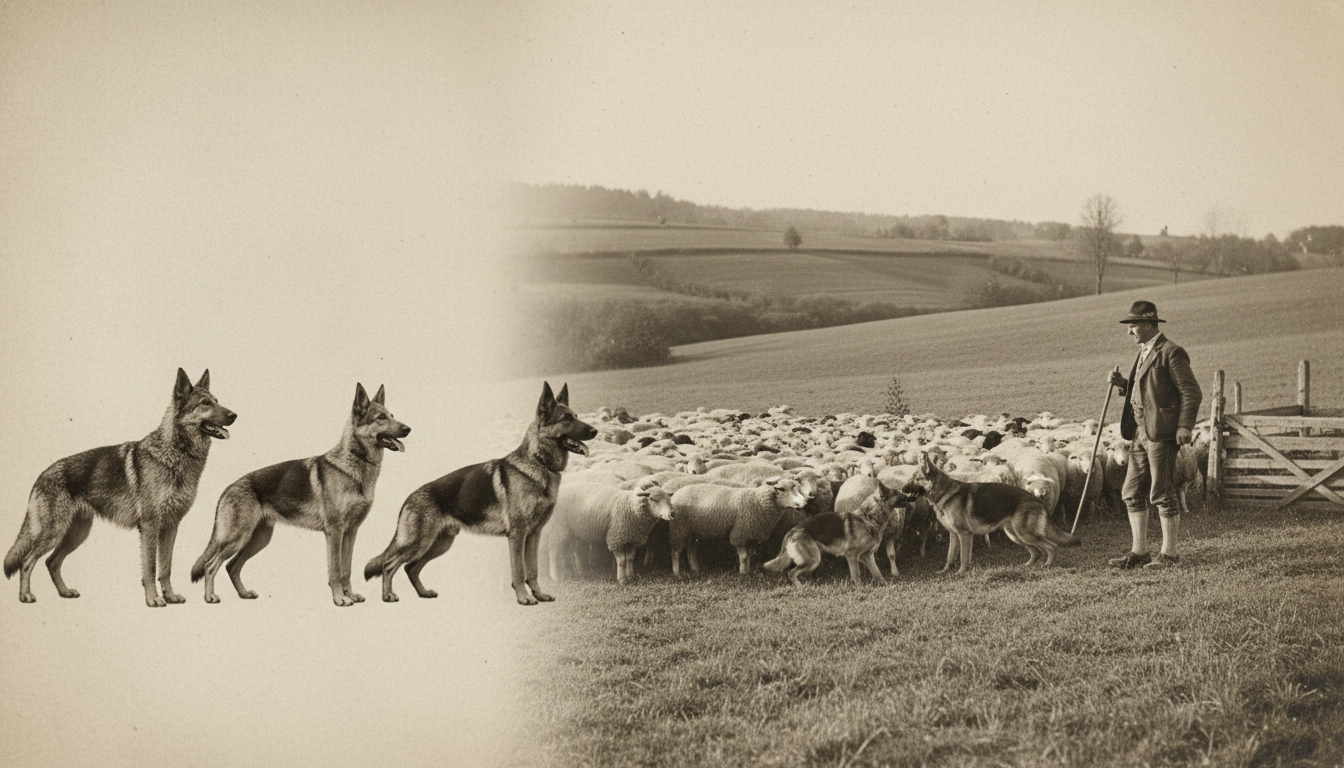 德國牧羊犬的歷史演變與其早期牧羊工作情境