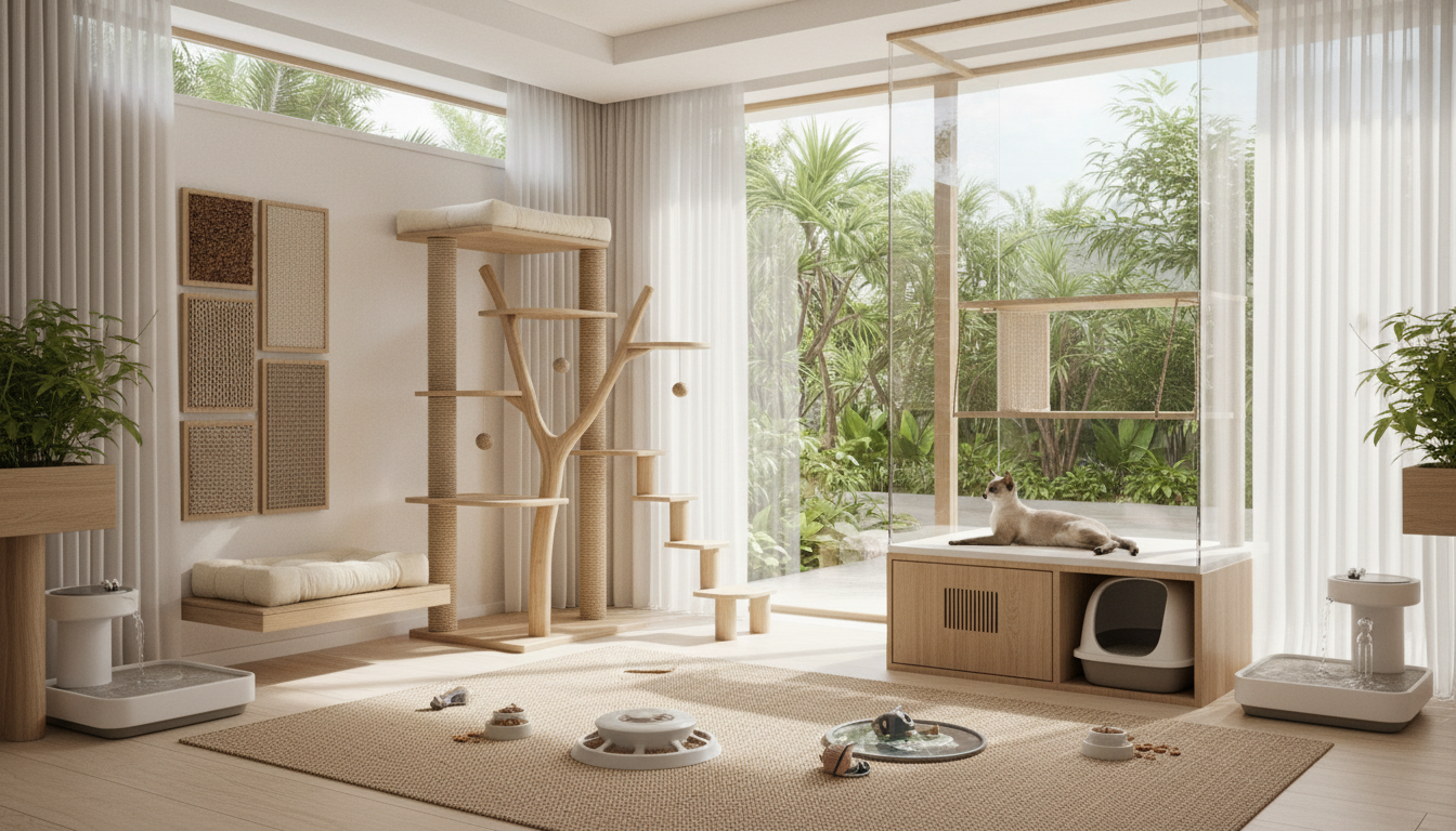 適合東方短毛貓的理想家居環境設置