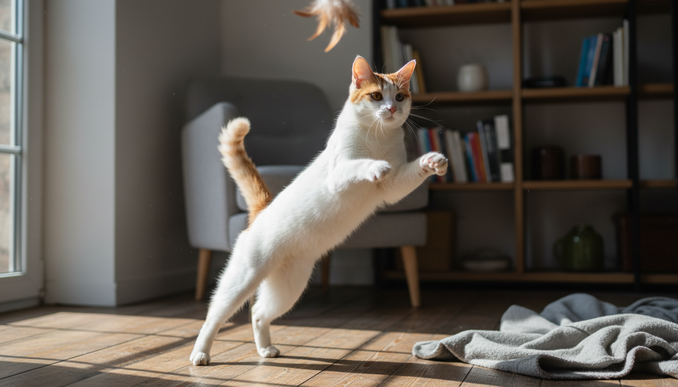 土耳其梵貓活潑好動的性格展現