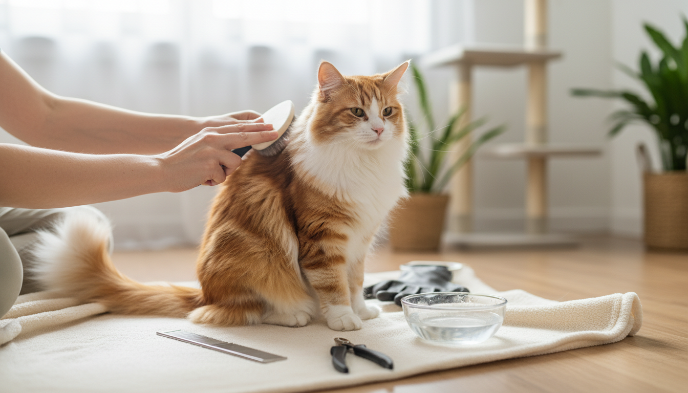 為土耳其梵貓進行日常護理的正確方法