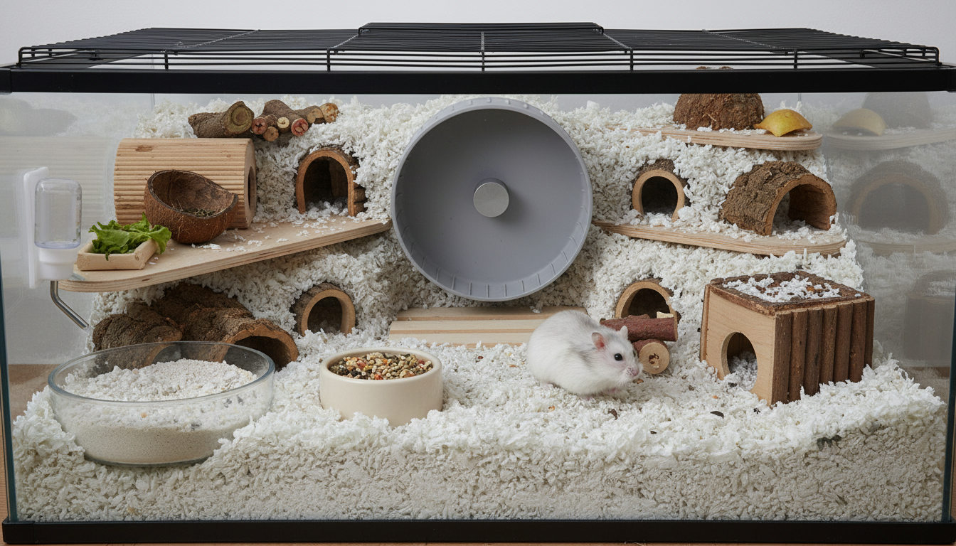 適合關東銀霜倉鼠的理想家居環境設置