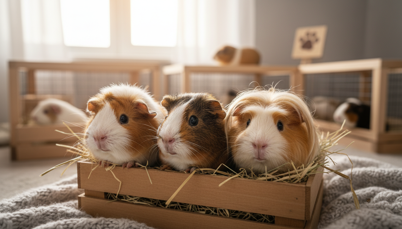 待領養的可愛天竺鼠