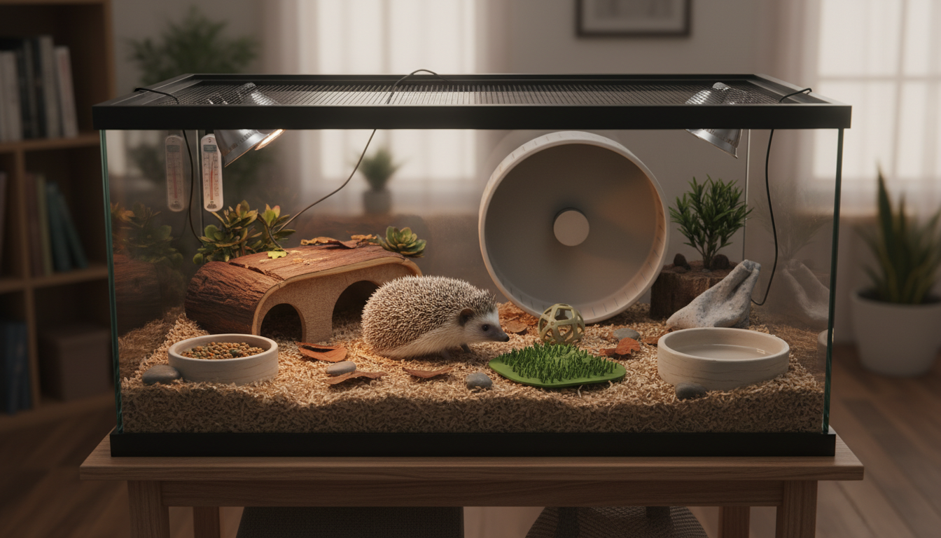 適合標準色刺蝟的理想家居環境設置