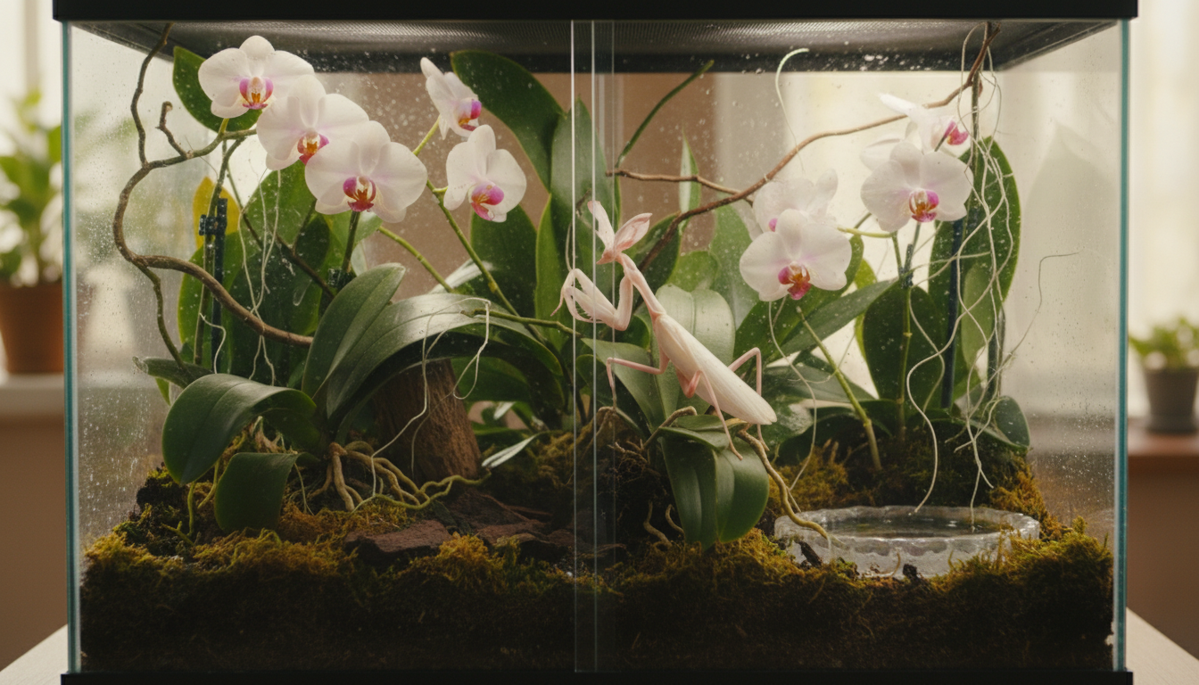 適合蘭花螳螂的理想家居環境設置