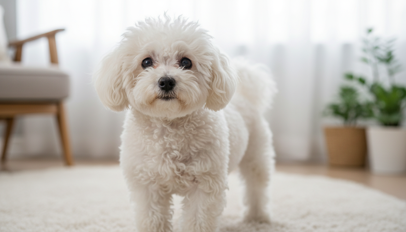 比熊犬的典型外觀特徵展示