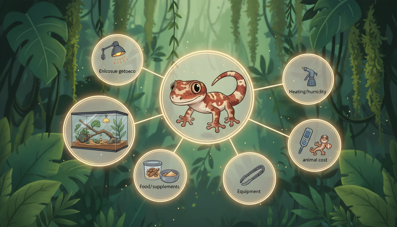 飼養清萊雨林守宮的初始投資成本概覽