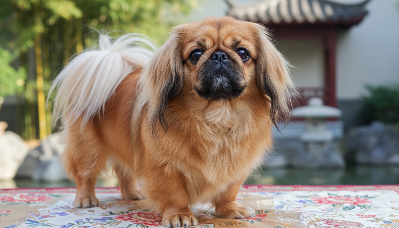 北京狗的典型外觀特徵展示