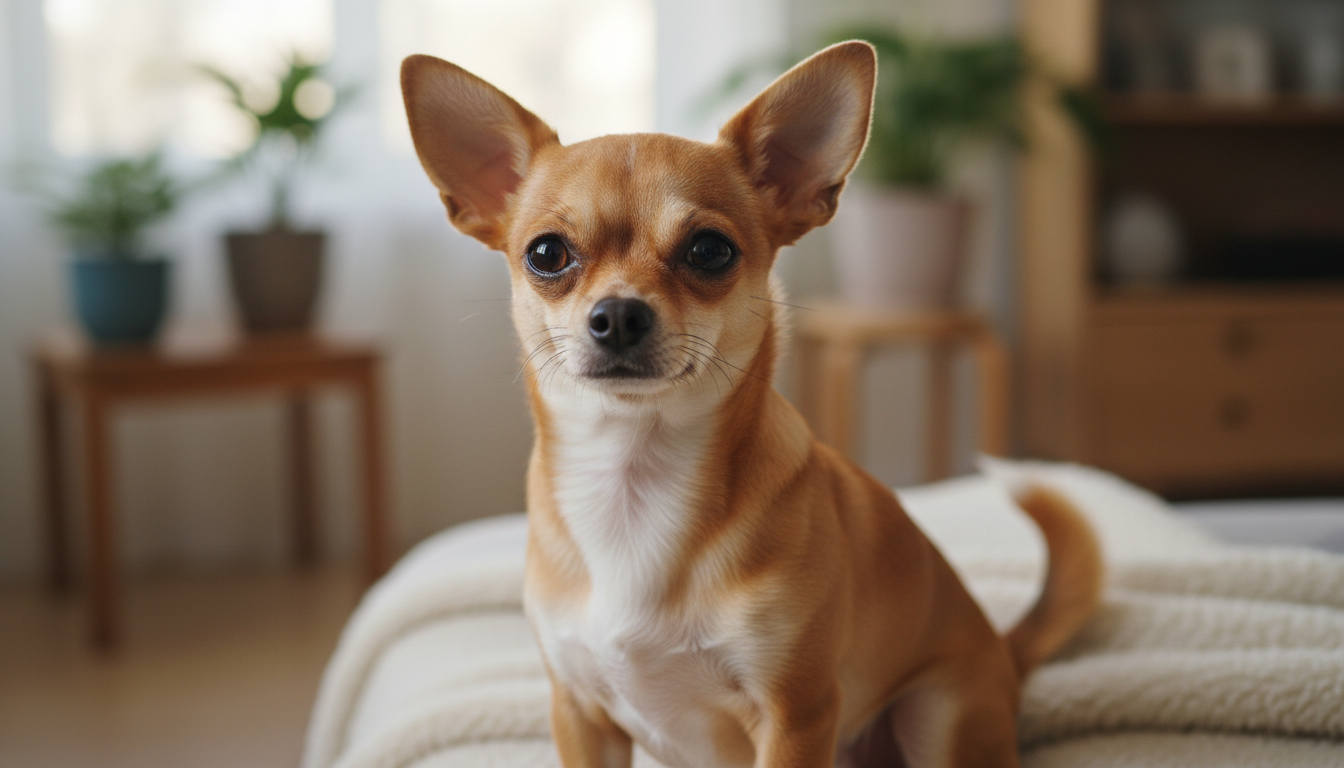 吉娃娃（短毛）的典型外觀特徵展示
