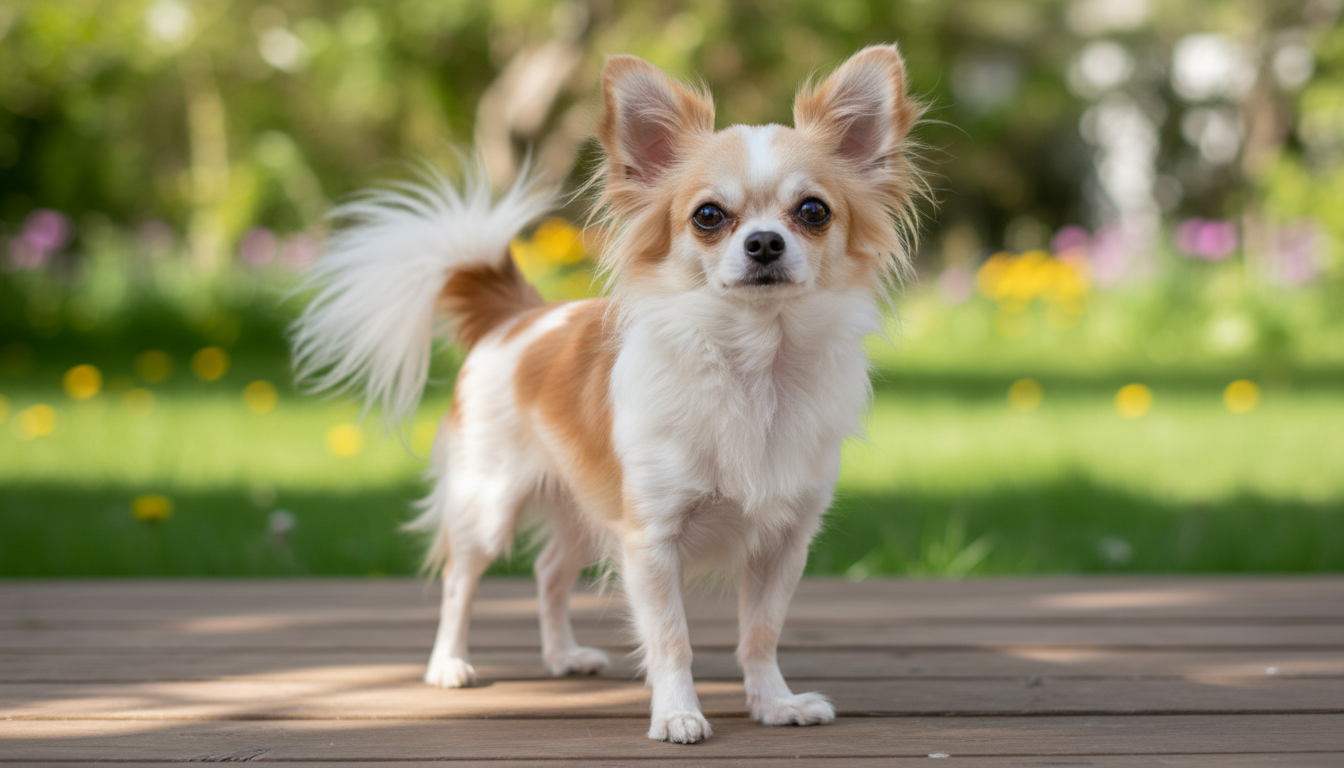 吉娃娃（長毛）的典型外觀特徵展示