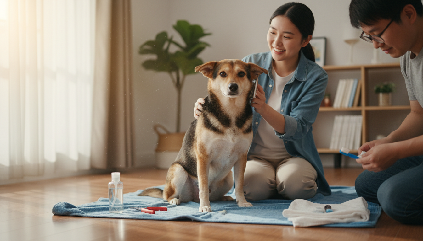 為唐狗進行日常護理的正確方法