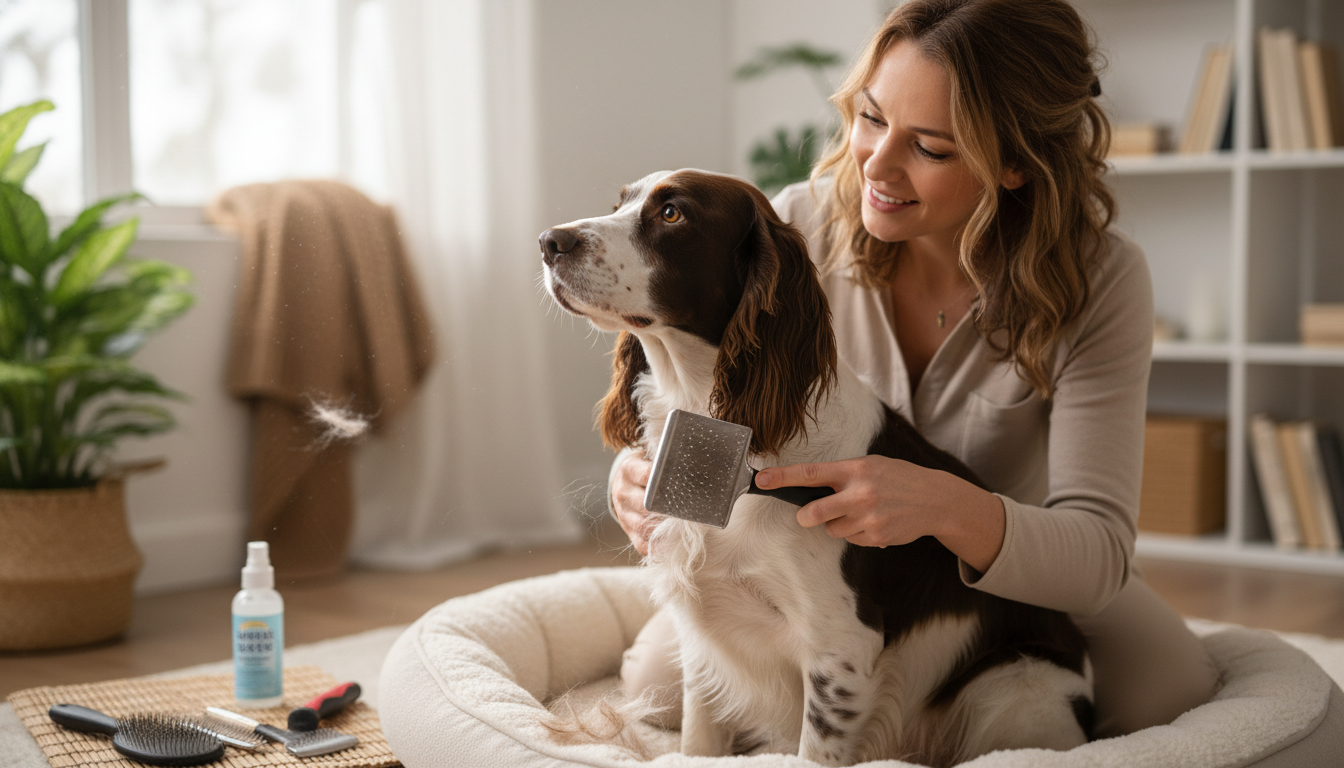 為英國史賓格犬進行日常護理的正確方法