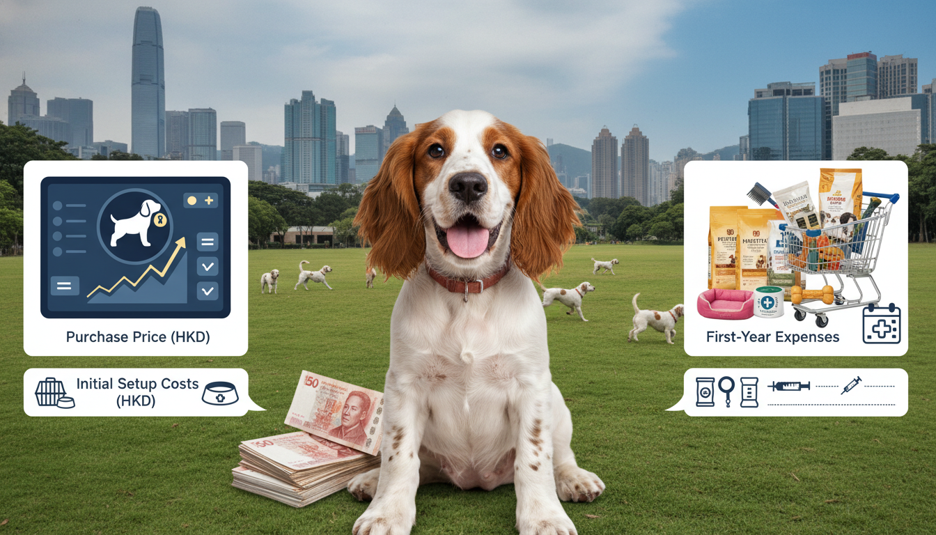 香港購買英國史賓格犬的價格與初期飼養成本概覽