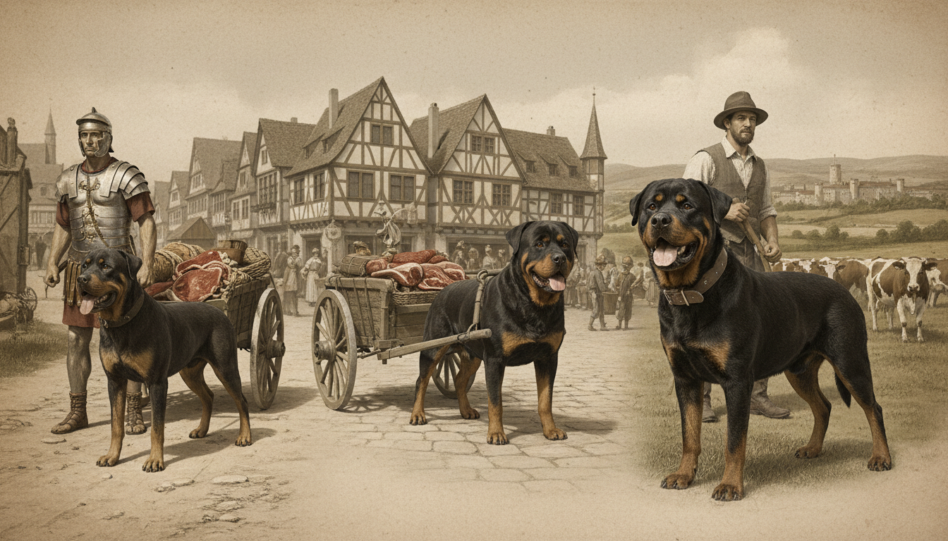 羅威納犬的古老血統與歷史淵源展示