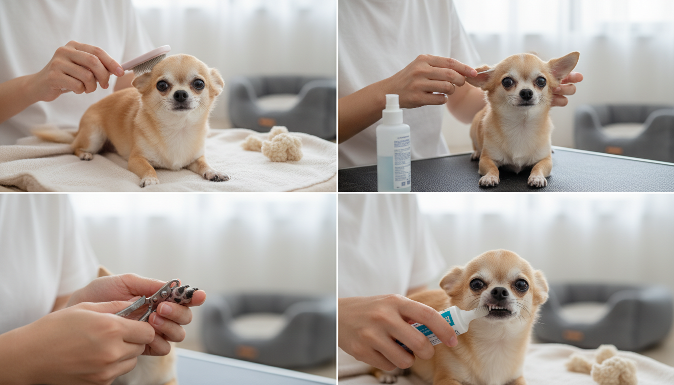 為吉娃娃進行日常護理的正確方法