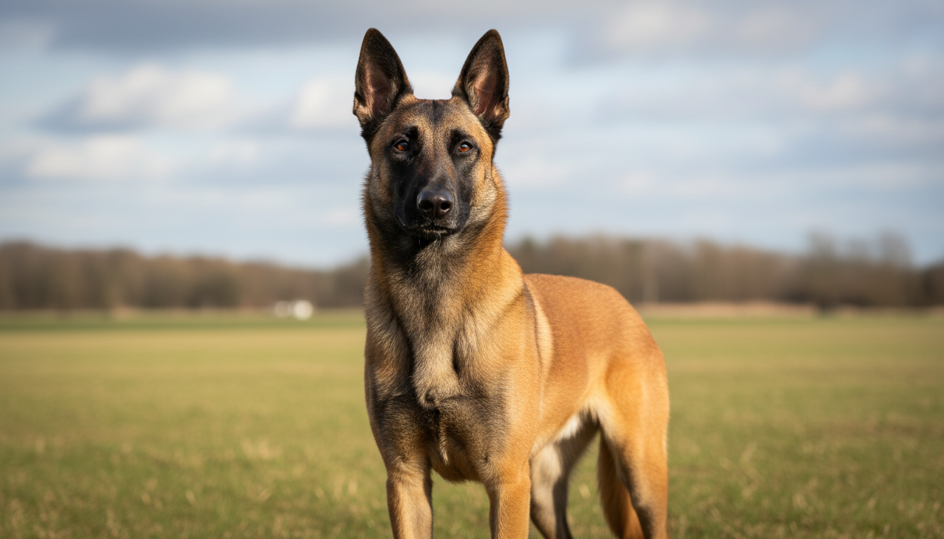 比利時瑪連萊犬的典型外觀特徵展示