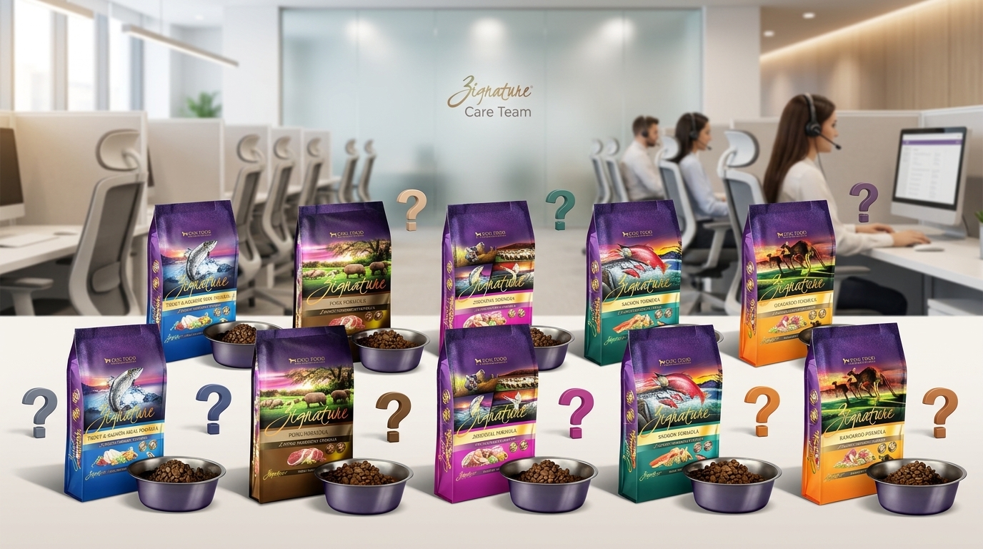 Zignature 寵物食品常見問題與專業選購指南，提供飼主最安心的營養建議。