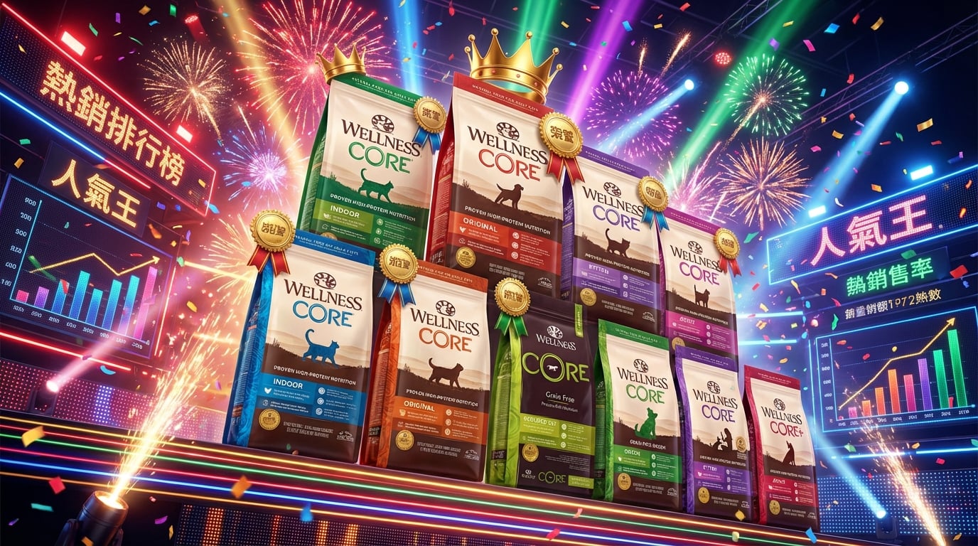 WELLNESS Core 寵物食品熱銷排行榜，精選人氣商品與高銷量必買推薦。