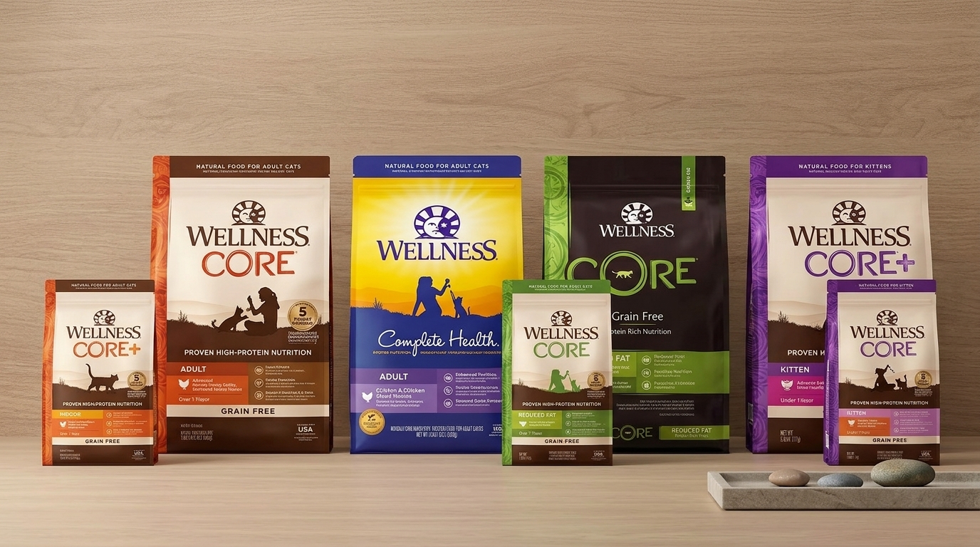 WELLNESS Core 頂級無穀寵物糧,提供毛孩高蛋白營養與全方位健康護理。