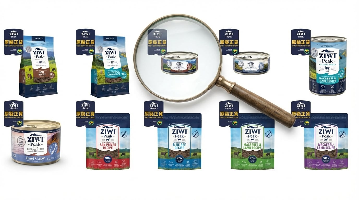 ZiwiPeak 巔峰 寵物食品系列比較對照表，專業選購指南助您輕鬆挑選合適產品。