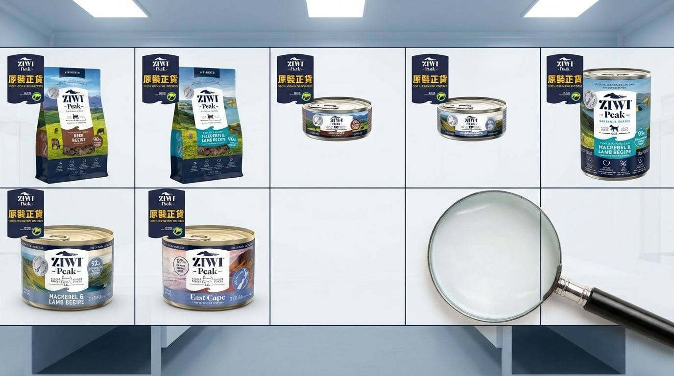 ZiwiPeak 巔峰寵物食品選購攻略對比圖，幫助消費者挑選最合適的產品。