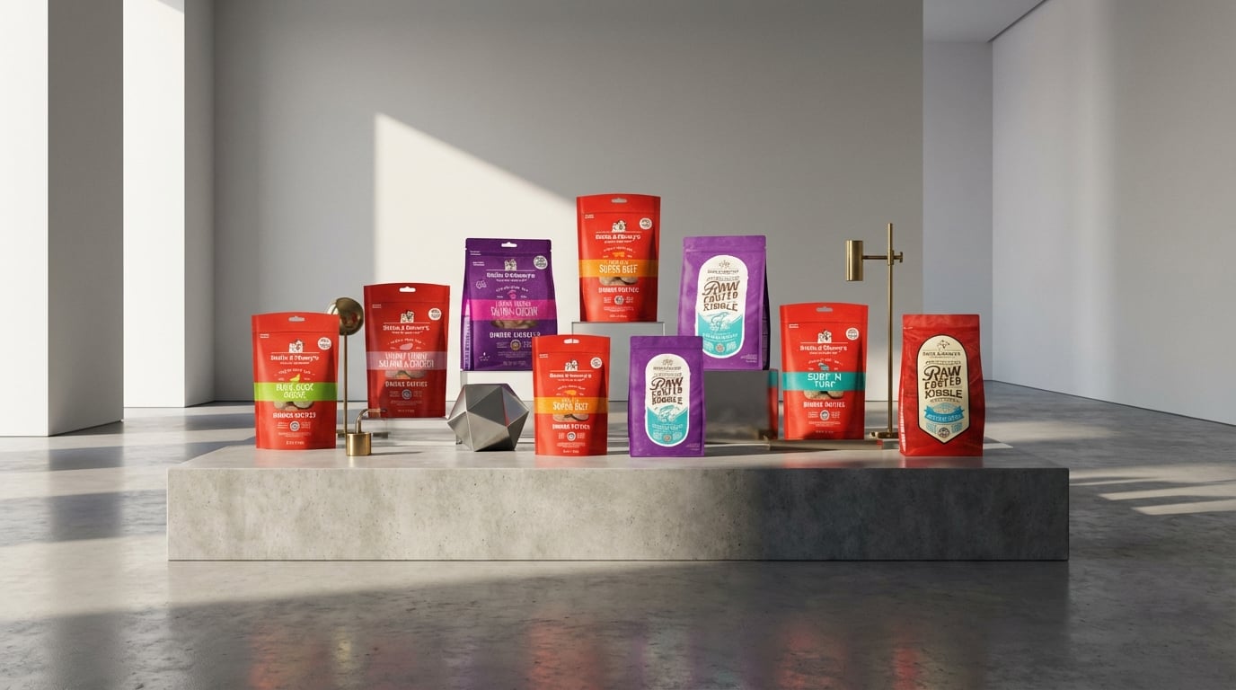 Stella & Chewy's 品牌旗艦形象照：探索高品質寵物食品故事與天然營養。