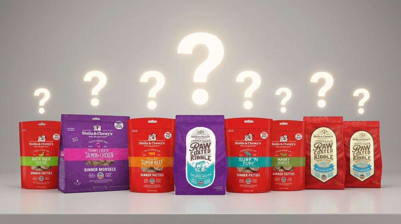 Stella & Chewy's 寵物食品常見問題解答，傳遞專業信任感與安心保障。