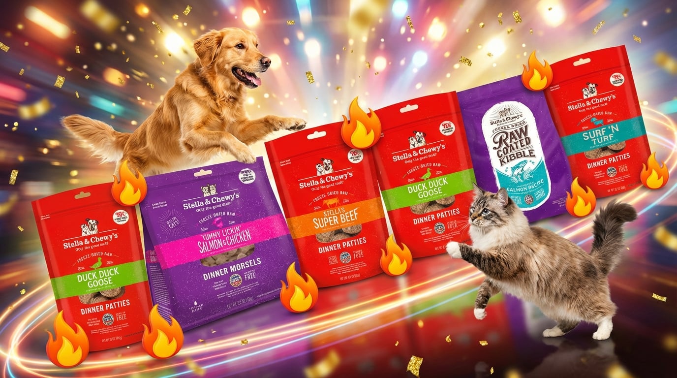 Stella & Chewy's 寵物食品熱銷排行榜，網羅多款高人氣與高銷量明星商品。