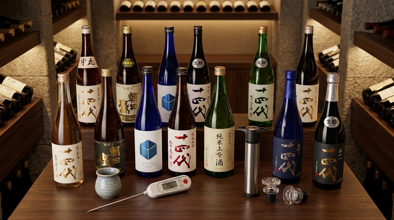 十四代清酒常見問題：專業保存方式、最佳飲用溫度與品酒知識教學。