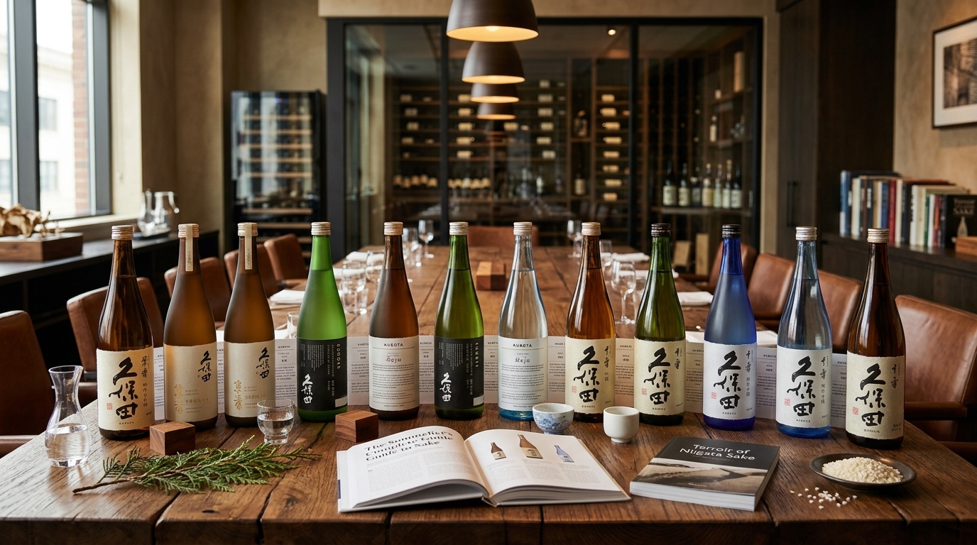 久保田清酒專業侍酒師權威推薦，展現品牌品飲知識與選購信賴感。