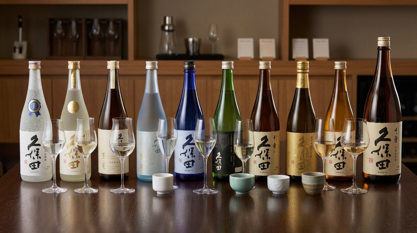 久保田清酒風味對照圖：各系列酒款特色差異與品鑑選購指南