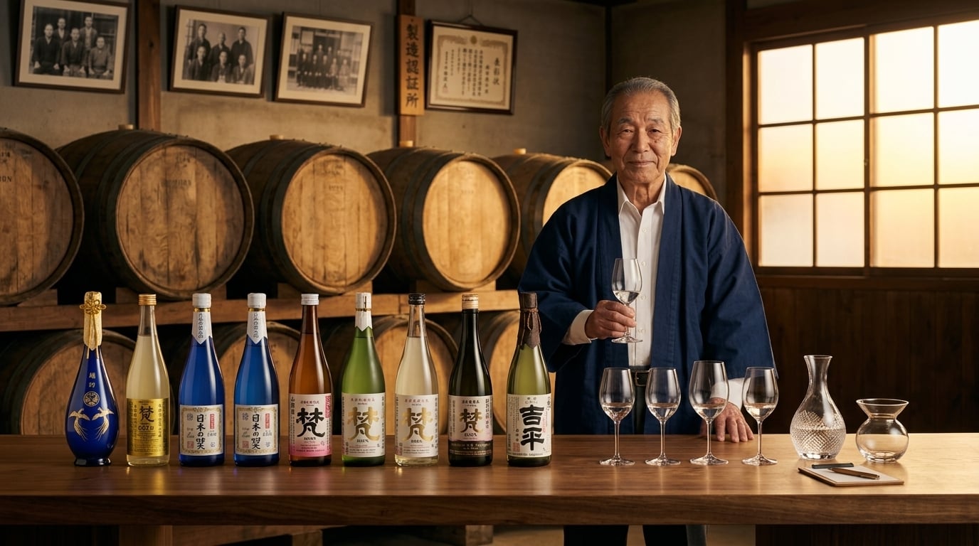 梵 品牌故事形象照 展現悠久酒藏歷史與釀酒師堅持的職人精神與文化傳承