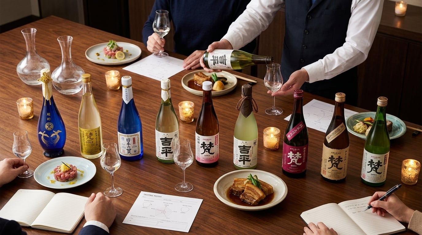 梵清酒餐酒搭配指南，提供專業日本酒品飲與精緻料理配餐建議。