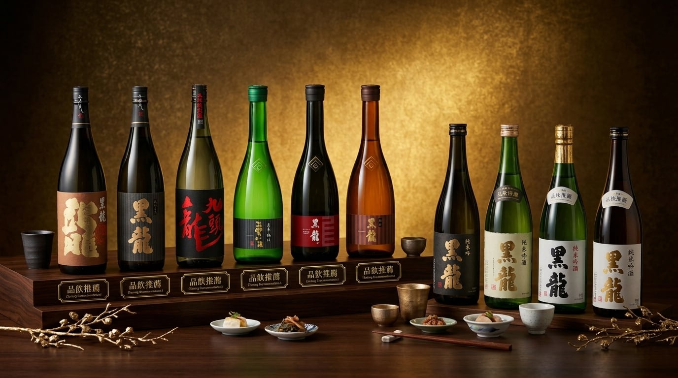 黑龍人氣清酒精選：網羅品牌暢銷酒款與專業品飲指南，提供最佳選購參考。