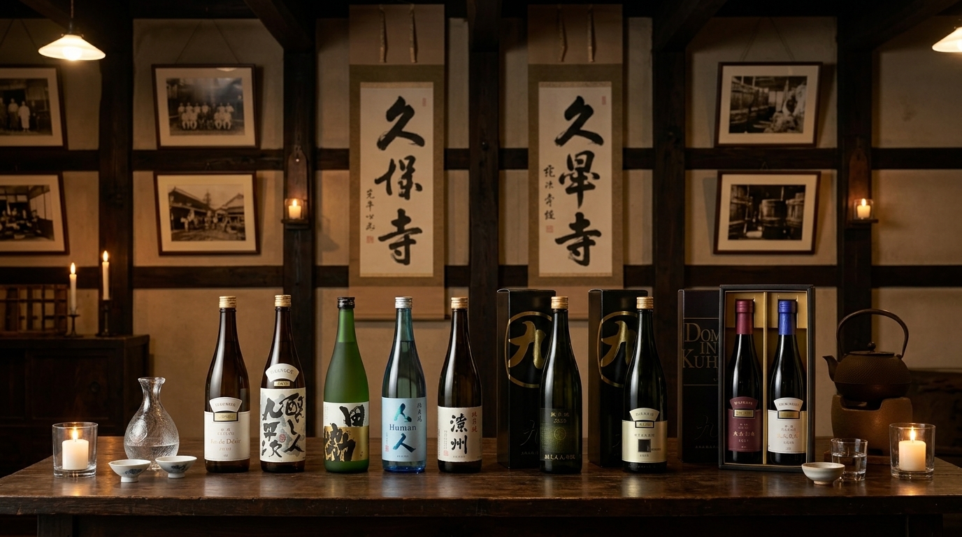 釀し人九平次品牌故事形象照：展現百年酒藏歷史與釀酒師精神的品牌傳承。