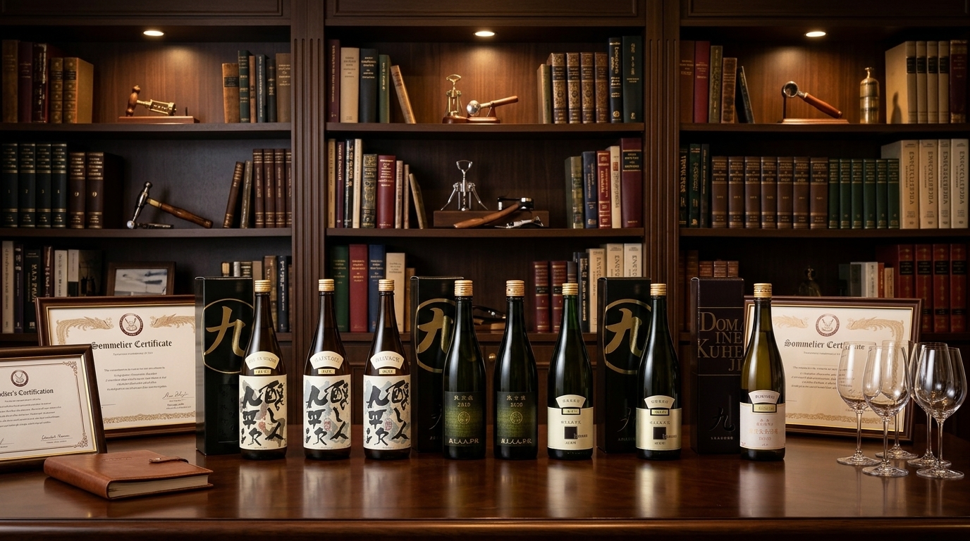 釀し人九平次 侍酒師權威推薦指南，展現清酒專業知識與選購信賴感。
