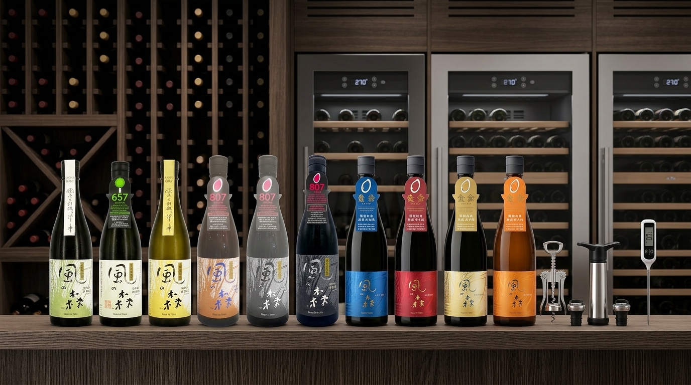 風之森清酒品酒常見問題：涵蓋存放方法、適飲溫度與專業品酒知識。