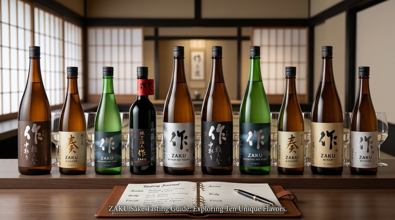 作 清酒品飲指南：專業教學展示品酒技巧與香氣風味鑑賞祕訣。