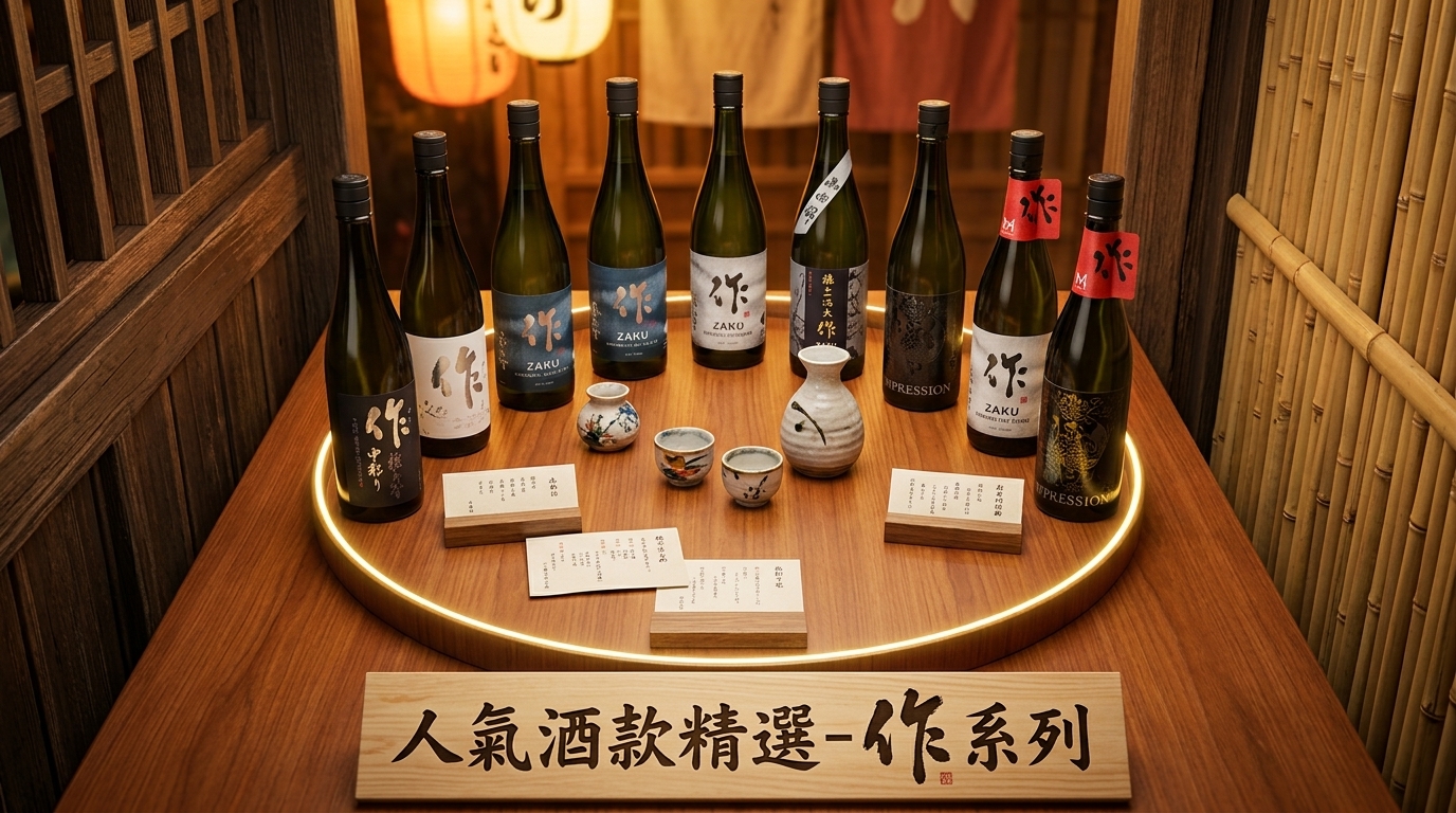 作人氣酒款精選，匯集暢銷清酒推薦與品飲指南，助您輕鬆選購心儀美酒。