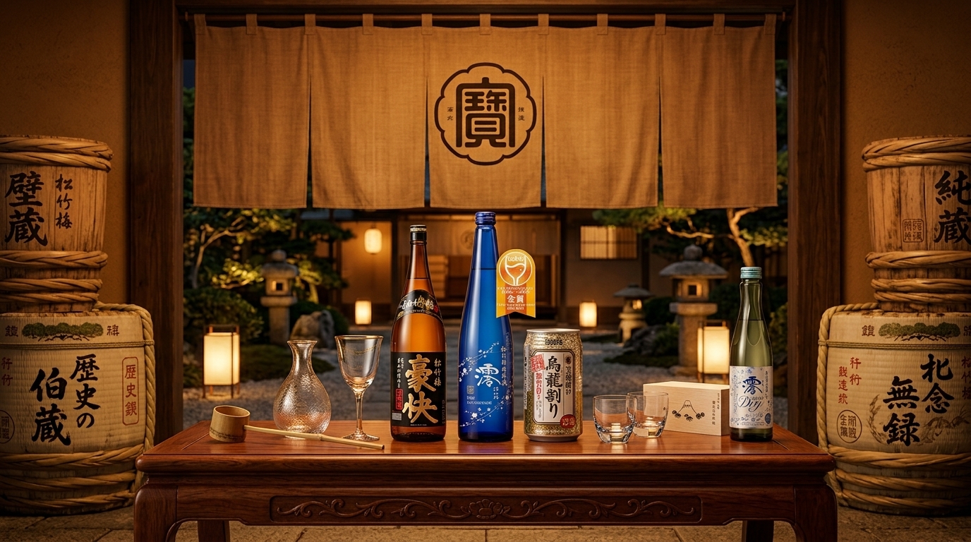寶酒造品牌故事形象照:展現百年酒藏歷史底蘊、釀酒師職人精神與文化傳承。