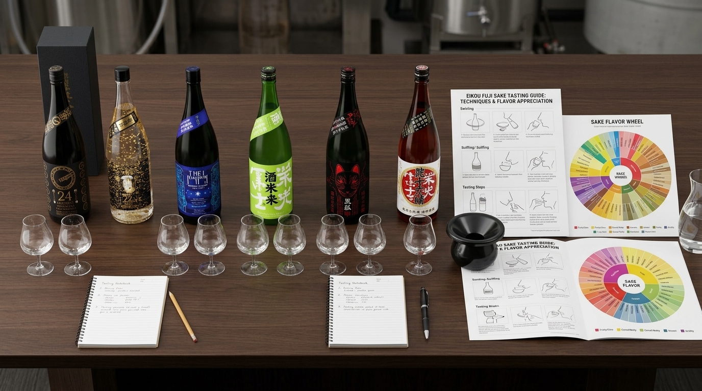 榮光富士清酒品飲教學：掌握專業品飲技巧與風味鑑賞攻略。