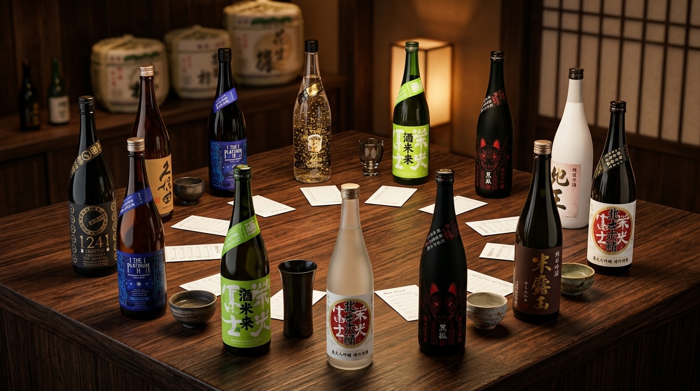 榮光富士人氣清酒精選圖，展示暢銷熱賣酒款與專業品飲推薦。