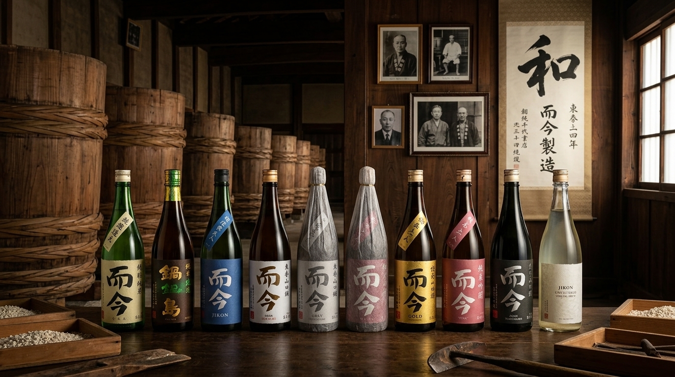 而今 品牌故事形象照 展現酒藏歷史、釀酒師精神與品牌深厚傳承