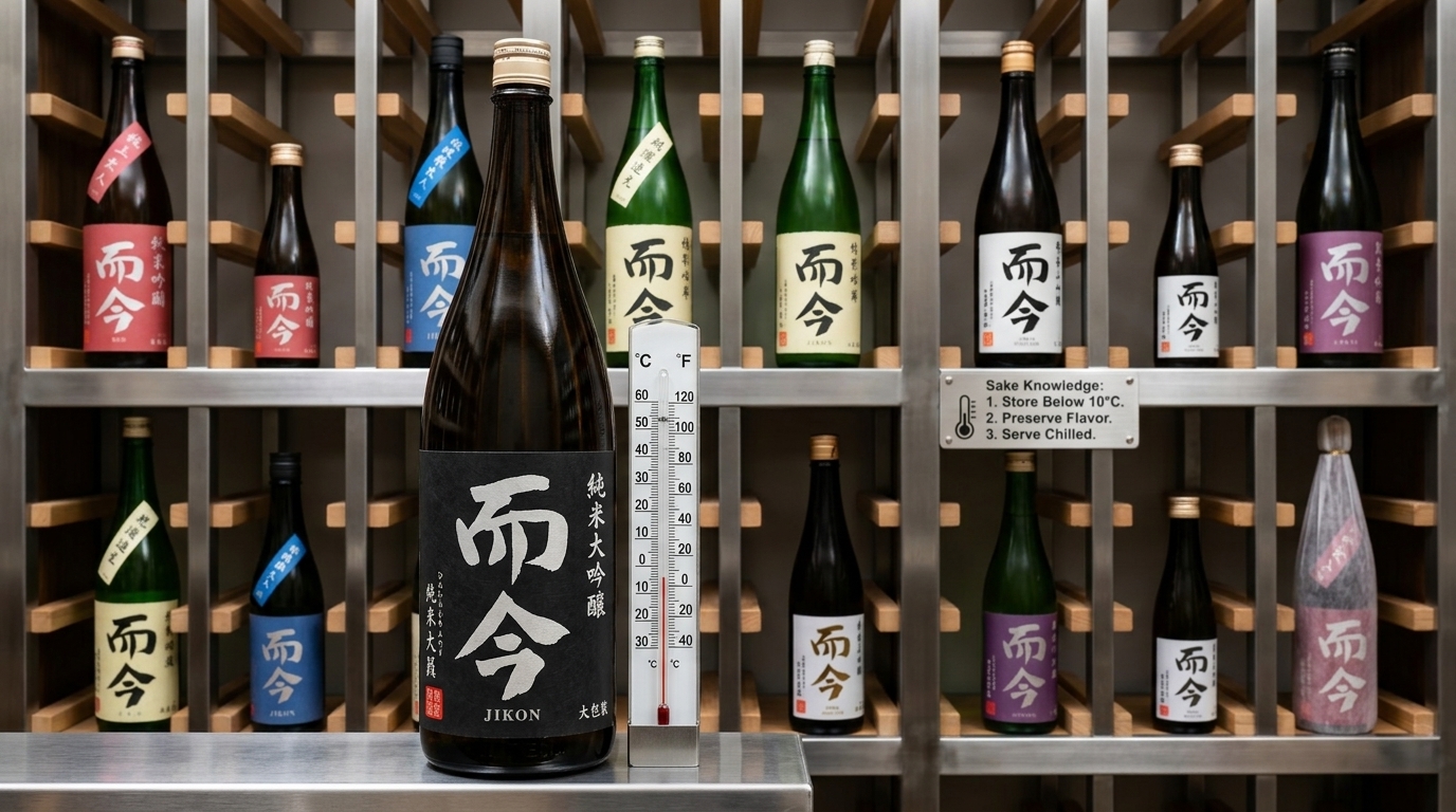 而今清酒品酒知識指南,涵蓋保存方法、適飲溫度與常見問題解析。