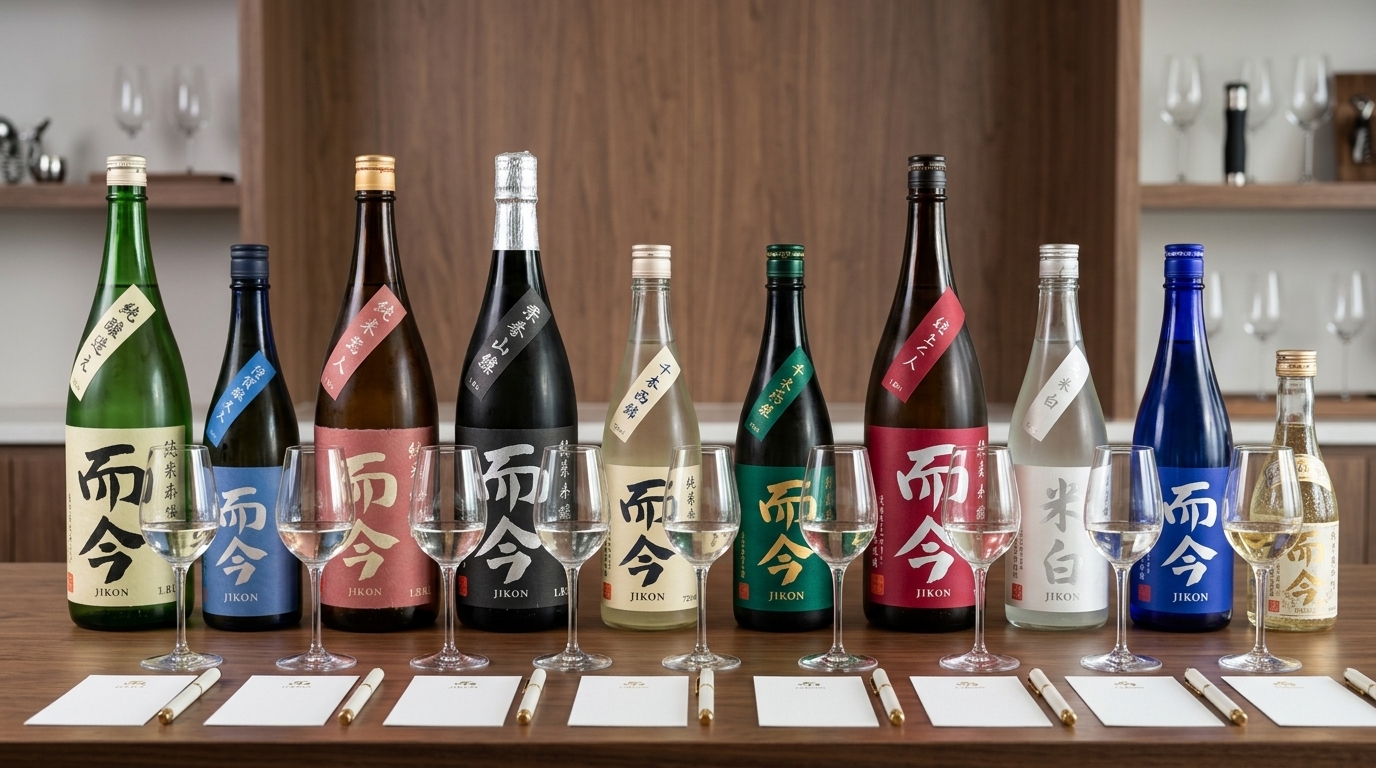 而今清酒系列風味對照與品鑑圖,專業解析各酒款特色差異與選購指南。